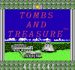 Tombs and Treasure (USA) Title Screen